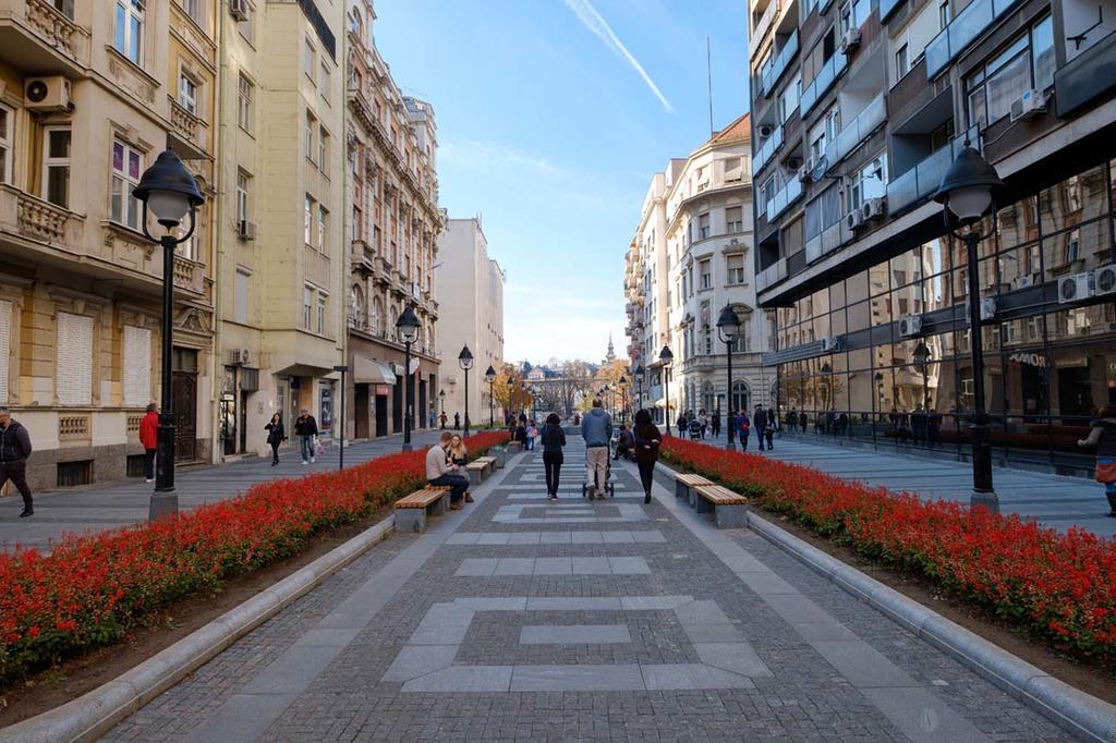 Basco Apartments Knez Mihailova Belgrado Kamer foto